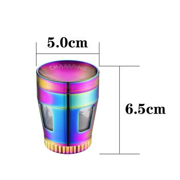 1 CNC Aluminium Grinder/Polinator, 50mm 4-teilig WINDOW CURVED